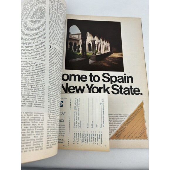 VTG McCall's Magazine April 1969 Catherine Deneuve and Jackie Kennedy Onassis VG - Picture 4 of 6